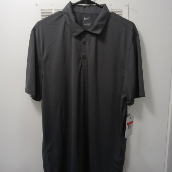 NIKE GOLF COLLARED SHORT-SLEEVED MENS POLO - Picture 1 of 9